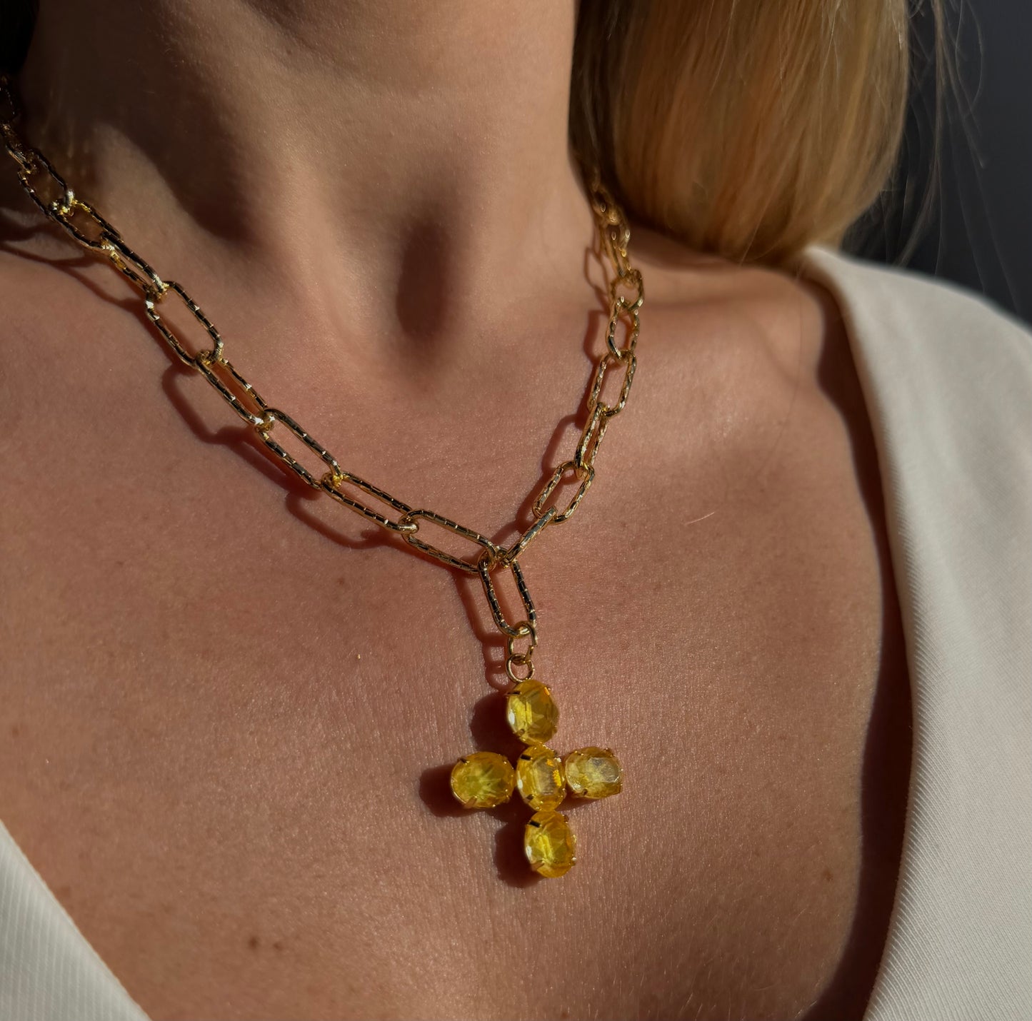 Collar Cruz Sunset