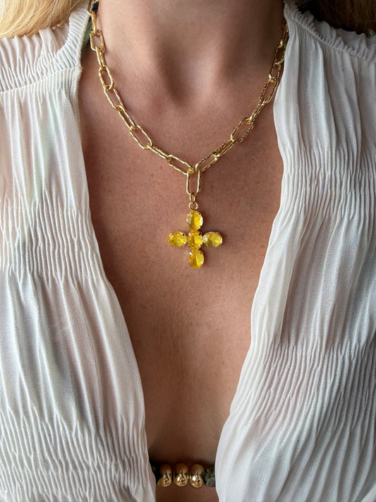 Collar Cruz Sunset