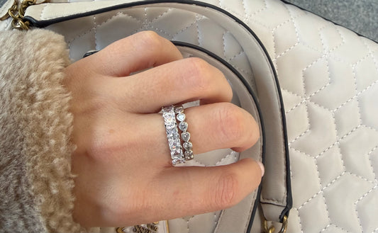 Anillo Cristal blanco