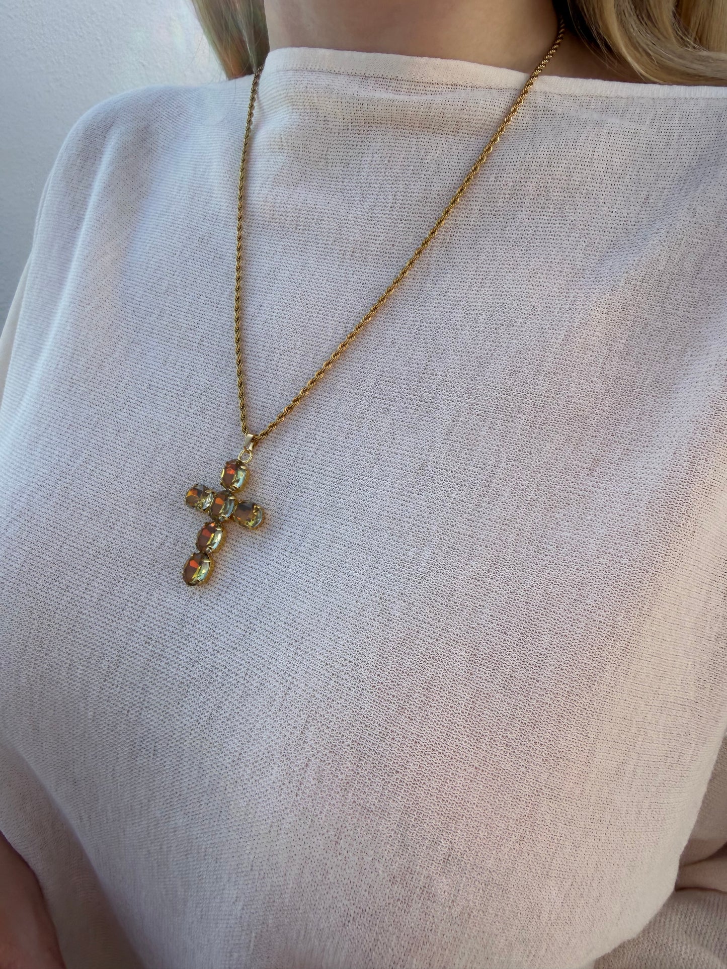 Cadena Cordón Cruz Terra