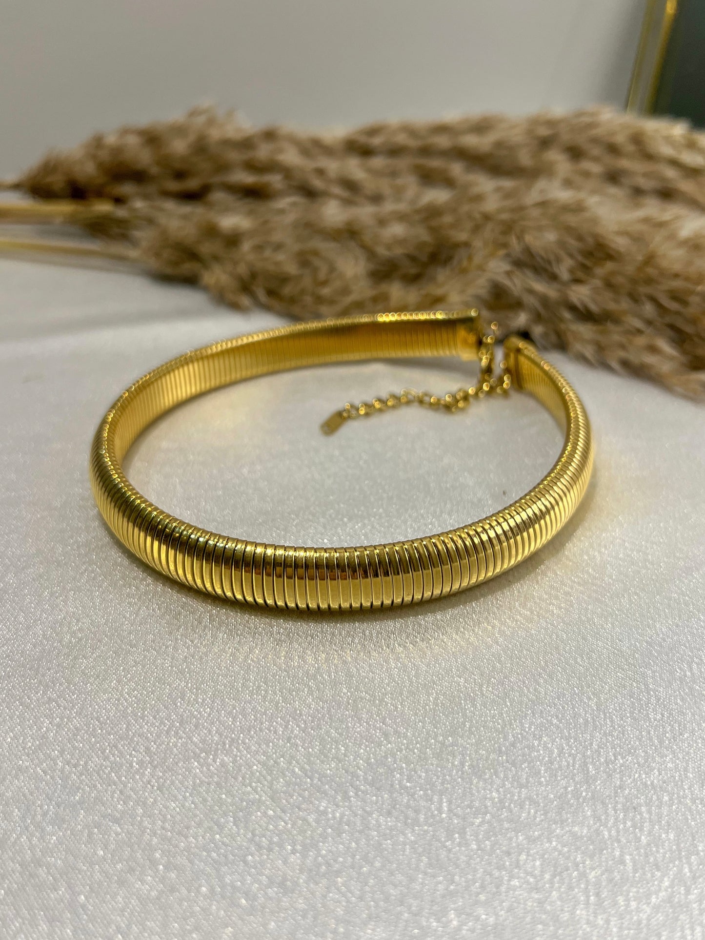 Choker Fino Dorado